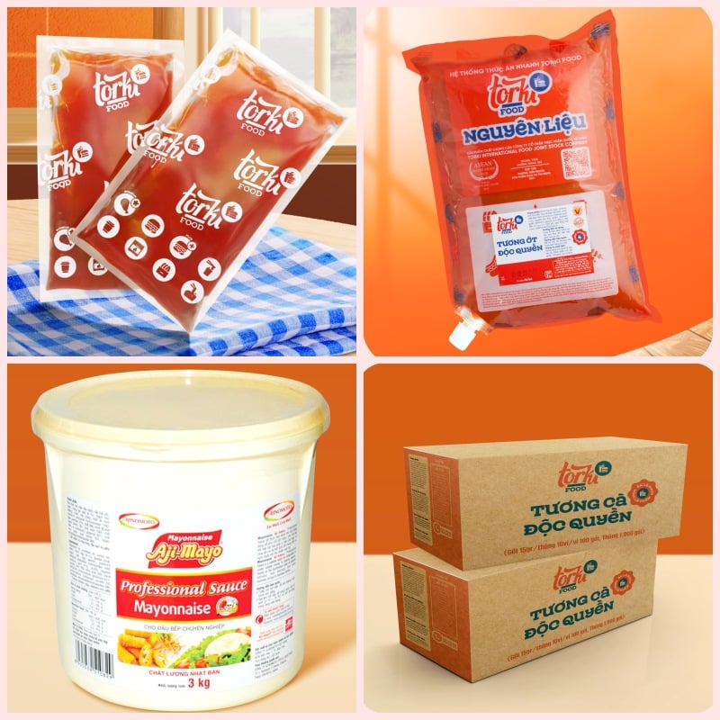Torki Food cung cấp giải pháp nước sốt tiện lợi với quy cách đóng gói đa dạng 
