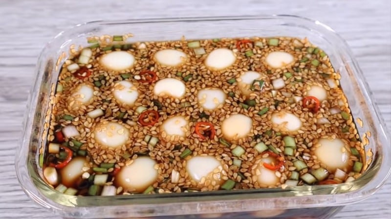 Cách làm trứng ngâm tương thơm ngon chuẩn vị Hàn Quốc