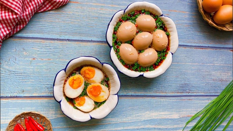 Cách làm trứng ngâm tương thơm ngon chuẩn vị Hàn Quốc